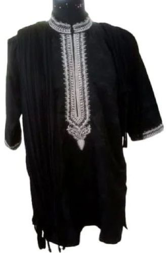 Mens Black Designer Kurta Pajama