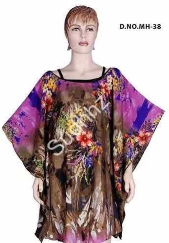 Multicolor Ladies Printed Kaftan