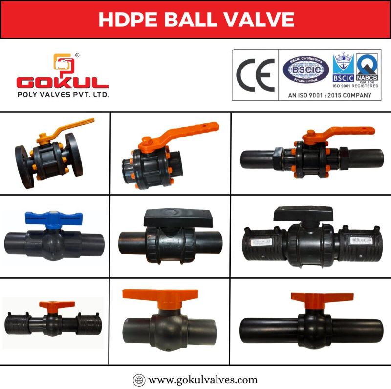 HDPE Flanged Ball Valve
