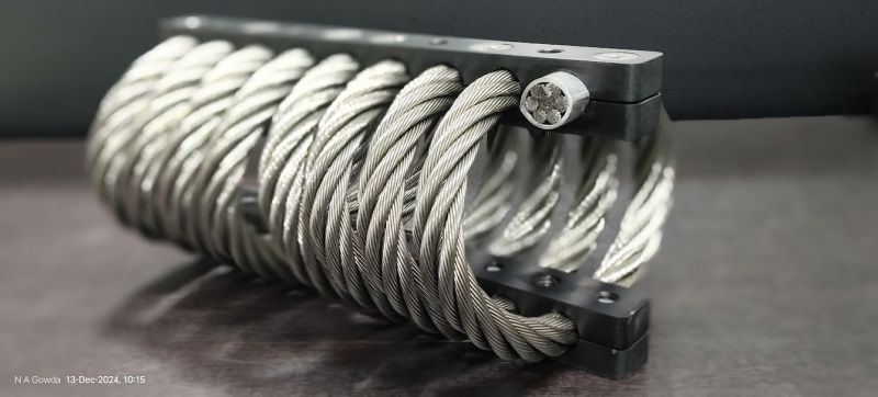 Half Helical Wire Rope Isolator