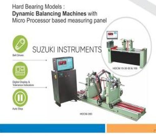 HDCM Belt Driven Horizontal Balancing Machines for Industrial