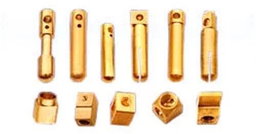 Brass Electrical Plug, Color : Golden