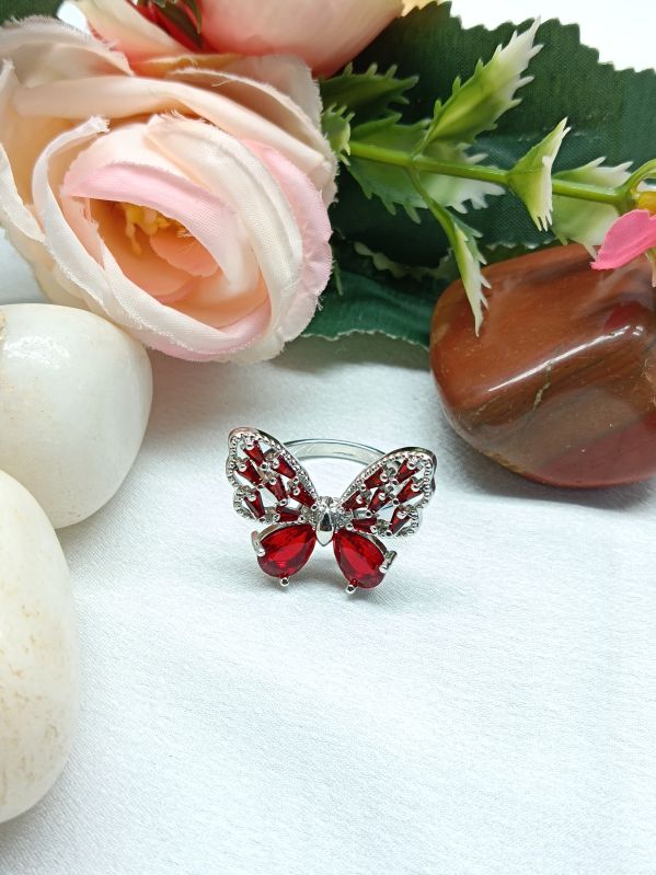 Adjustable Butterfly Ring