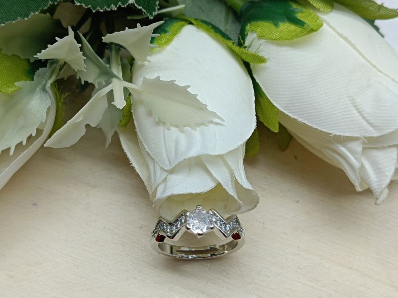 Modern Geometric Adjustable Ring