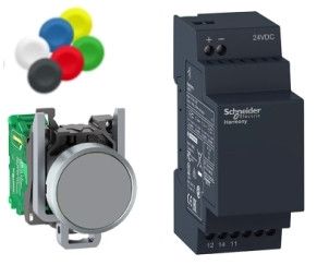 24v DC Harmony XB5R Wireless Metal Push Buttons