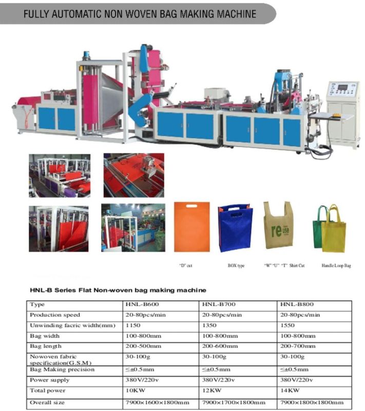 Automatic Non Woven Bag Making Machine