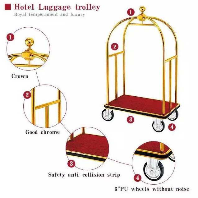 Hotel Luggage Trolley