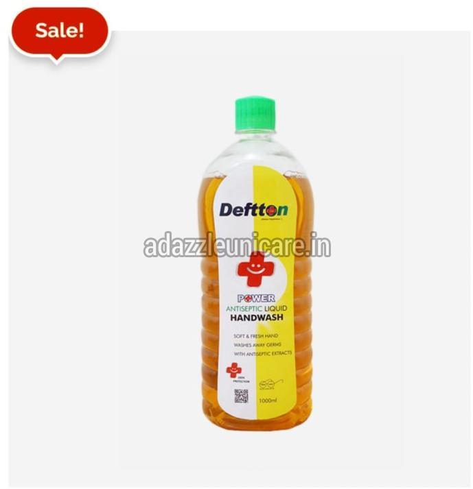 1000ml Deftton Antiseptic Hand Wash Liquid, Packaging Type : Plastic Bottle