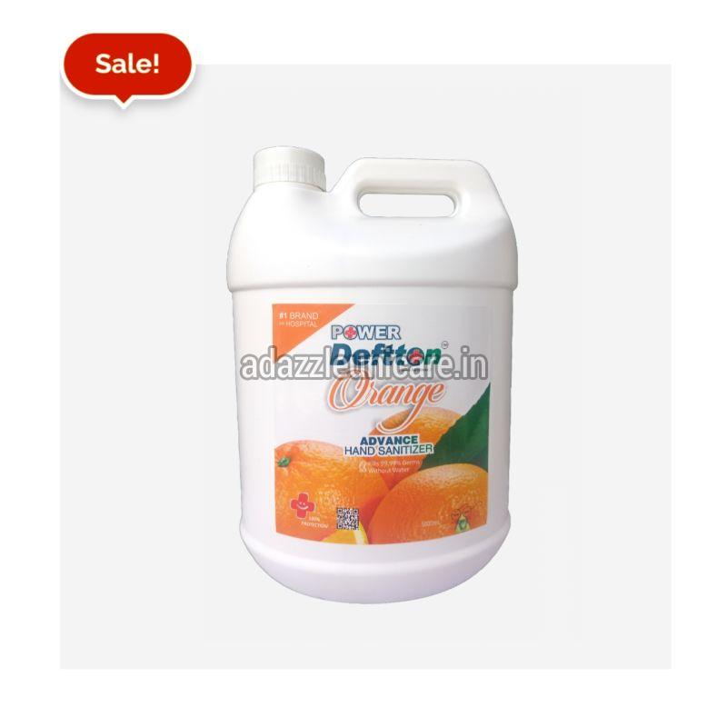 5 Litre Deftton Orange Hand Sanitizer Gel