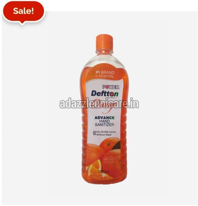 1000ml Deftton Orange Hand Sanitizer Gel