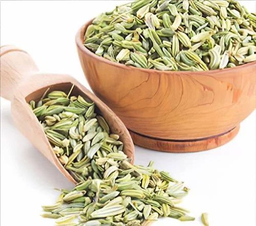 Bold Whole Fennel Seeds, Color : Green, Packaging Size : 25Kg