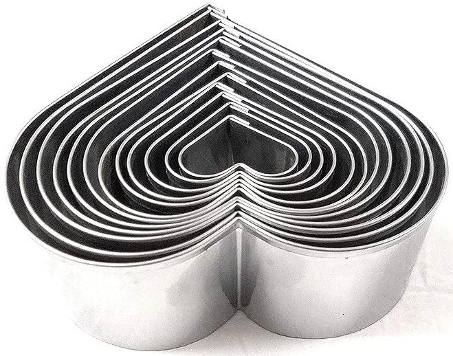 Heart Shape Stainless Steel Cookies Cutter