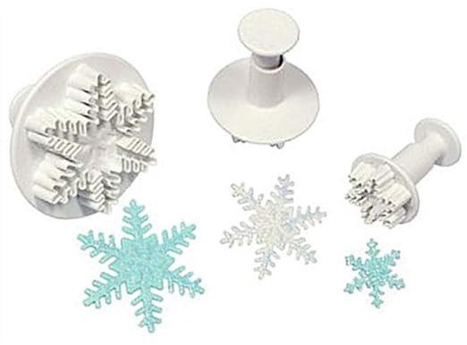 Snowflake Plunger Cutter Fondant Tool