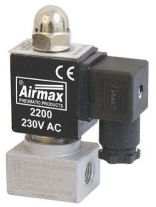 Aluminium Press. Die Cast 2/2 Way Direct Acting Solenoid Valve