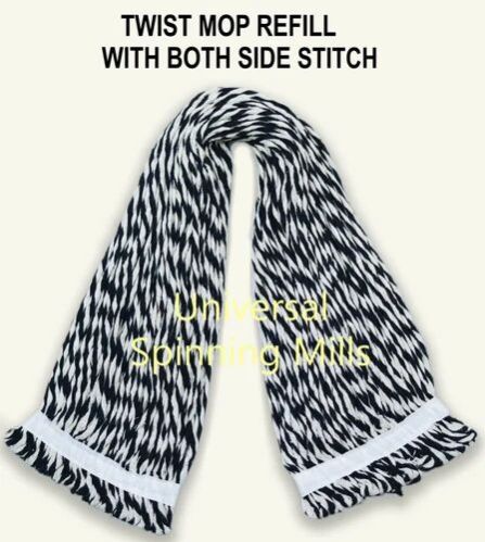  Cotton Black & Bleach Twist Mop Refill