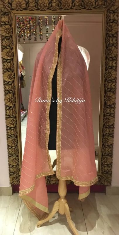Pure Organza Zardozi Dupatta