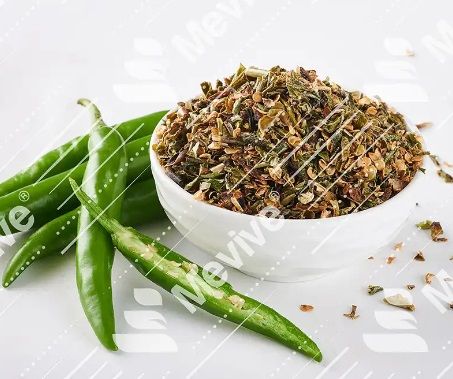 Dehydrated Green Chilli, Form : Flakes, Powder, Bits