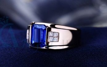 Tanzanite Diamond Ring