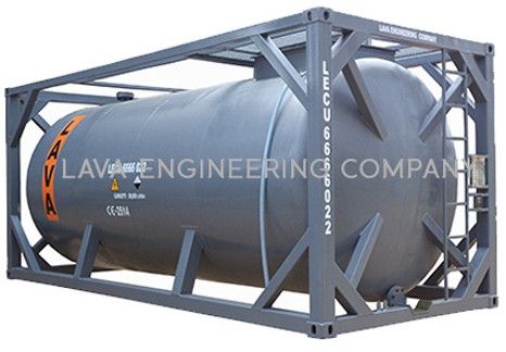 Carbon Steel / Stainless Steel T1 Un Portable ISO Tank Container