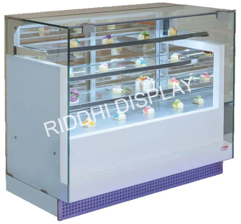 Rectangular Food And Bakery Display Counter