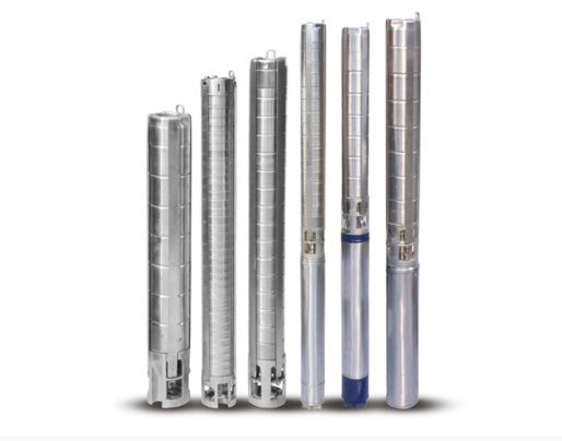 V4 Stainless Steel Borewell Submersible Pump Sets (Water Filled) 100 Mm