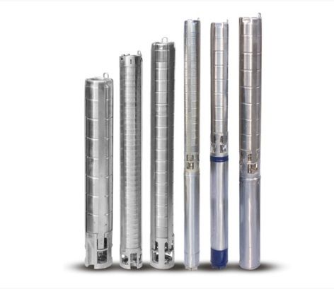 V4 Stainless Steel Borewell Submersible Pumps (Oil Filled) 100MM