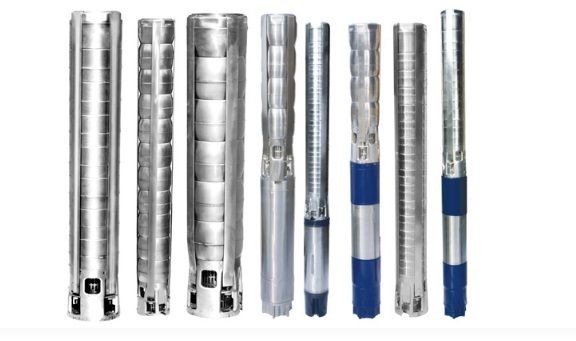 V6 Stainless Steel Borewell Submersible Pump Set (Water Filled)