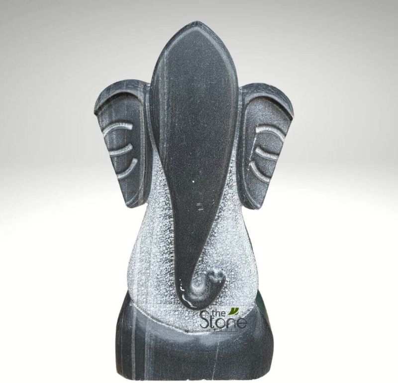 Abstract Ganesha Stone Statue 30″