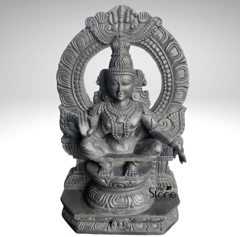 Ayyappa Blackstone Statue