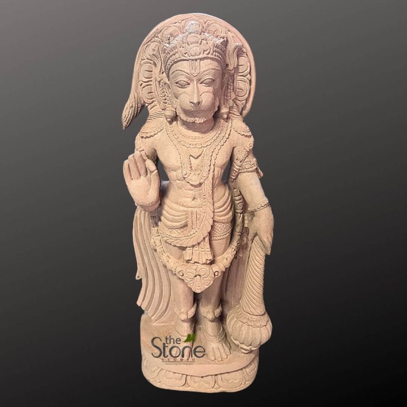 Brown Sandstone Bajrang Bali Murti