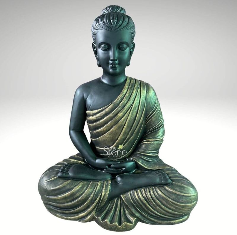 Black Resin Buddha Statue 3ft