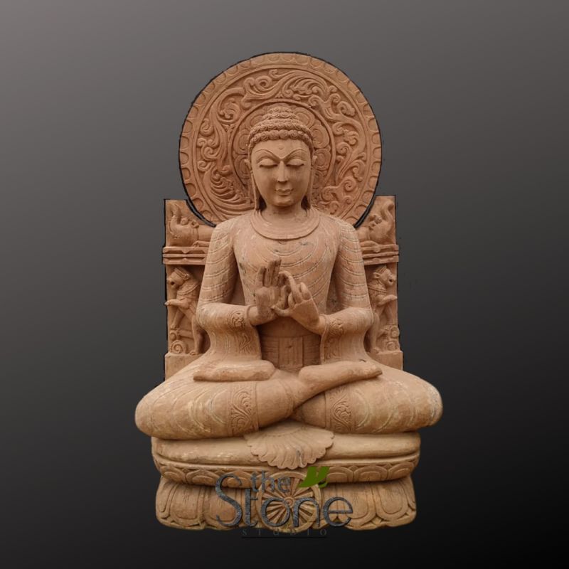 Buddha Statue in Dharmachakra Mudra 4ft