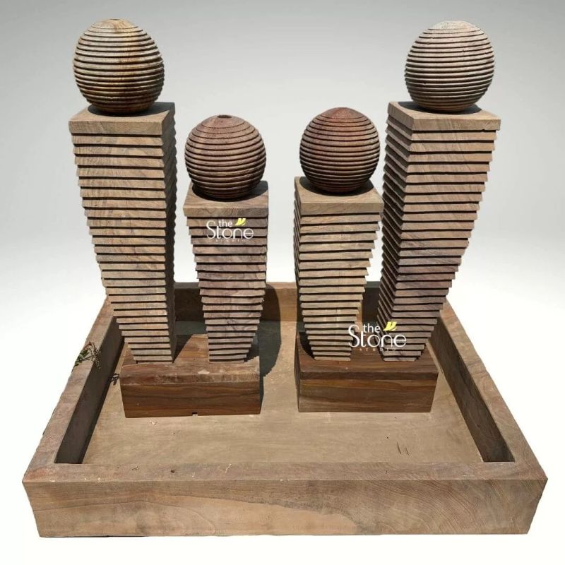 Four Pillar Garden Fountain 4ft