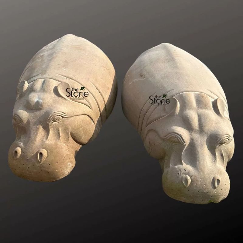Hippo Sculpture 3ft