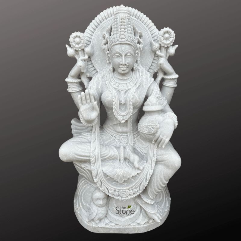 Lakshmi Idol Marble 3ft
