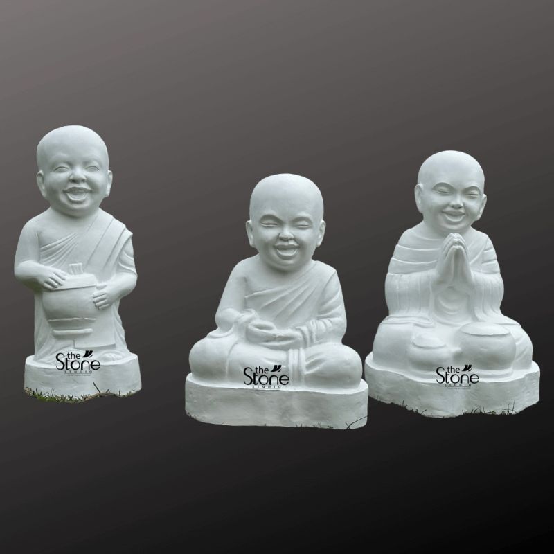 Laughing Buddha Baby Monk Statue 1.5ft