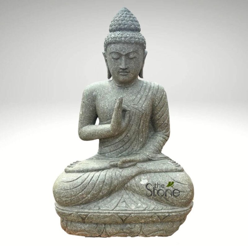 Lava Stone Buddha Statue 4ft