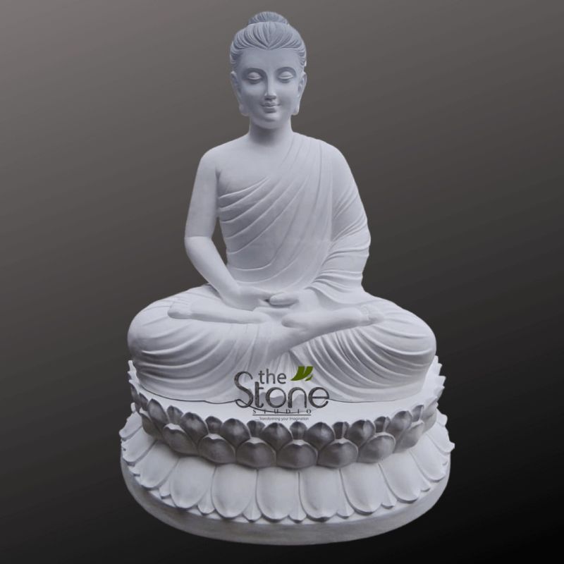 4ft Lotus Buddha Sculpture