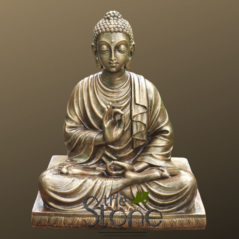 Metal Buddha Statue 3ft