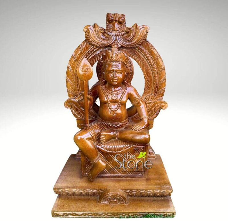 Murugan Wooden Statue 20 Inch