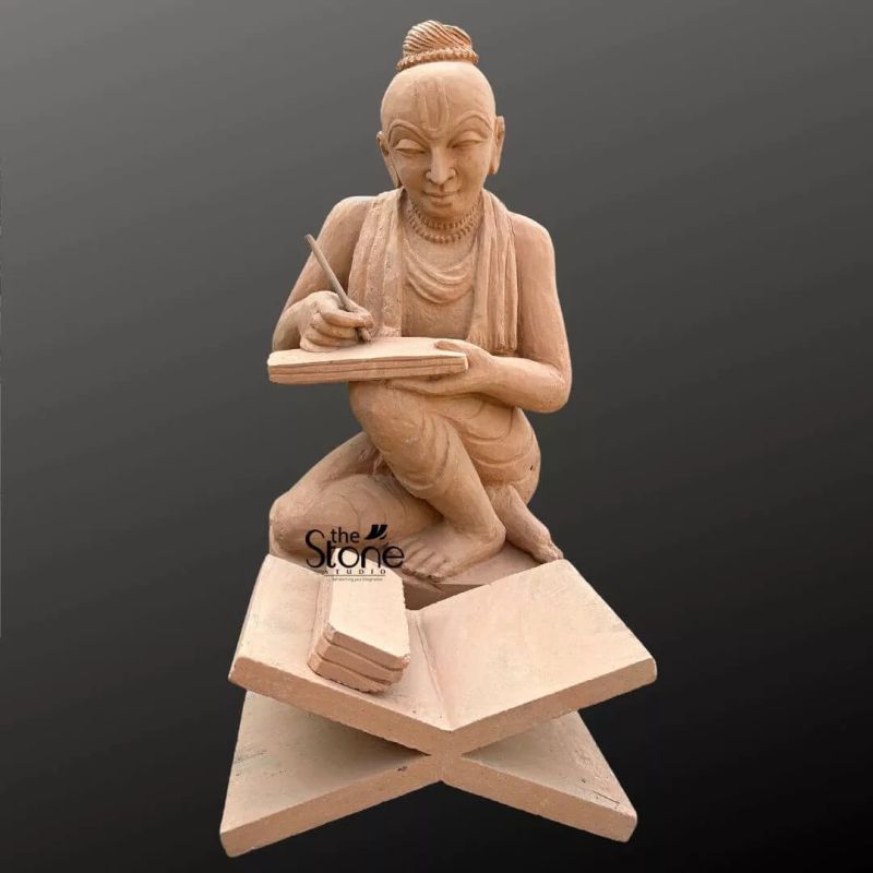 Sandstone Saint Statue