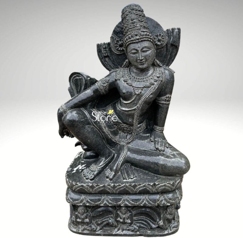 Simhanada Lokeshvara Antique Statue 2ft