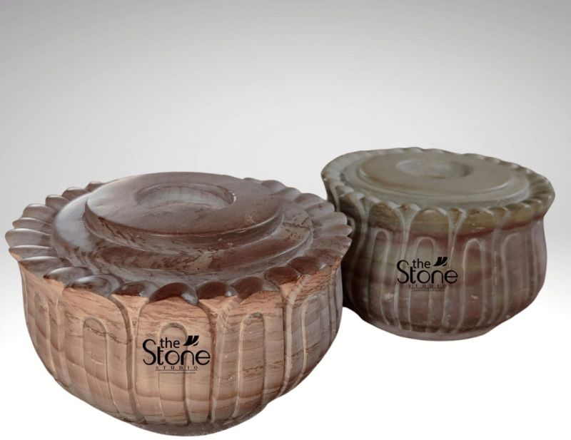 Soapstone Candle Holder