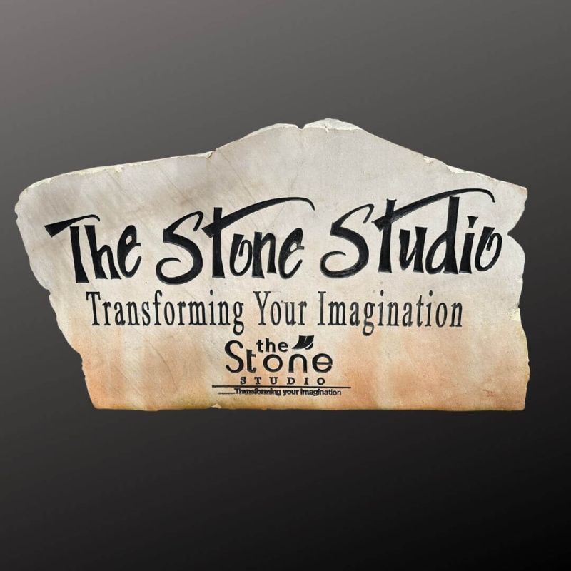 Stone Signage Sculpture