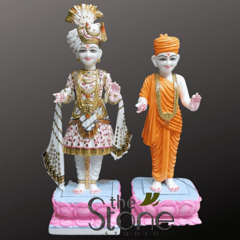 2ft Marble Swami Narayan Statue