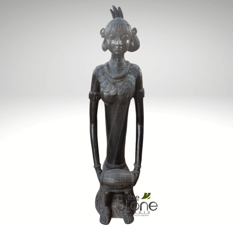 Tribal Lady 2ft Sculpture