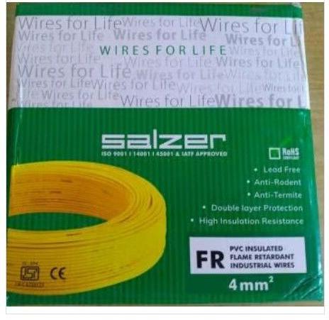 Copper Cable 4.0 Mm Black 1100 V 100 Meter