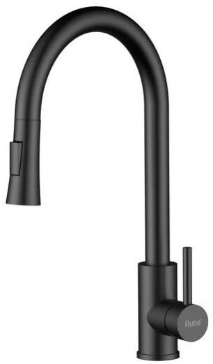 Matte Black Kitchen Faucet Modern pull-down Design