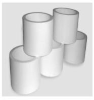 Teflon Bush, Color : White, Packaging Type : Plastic Bag