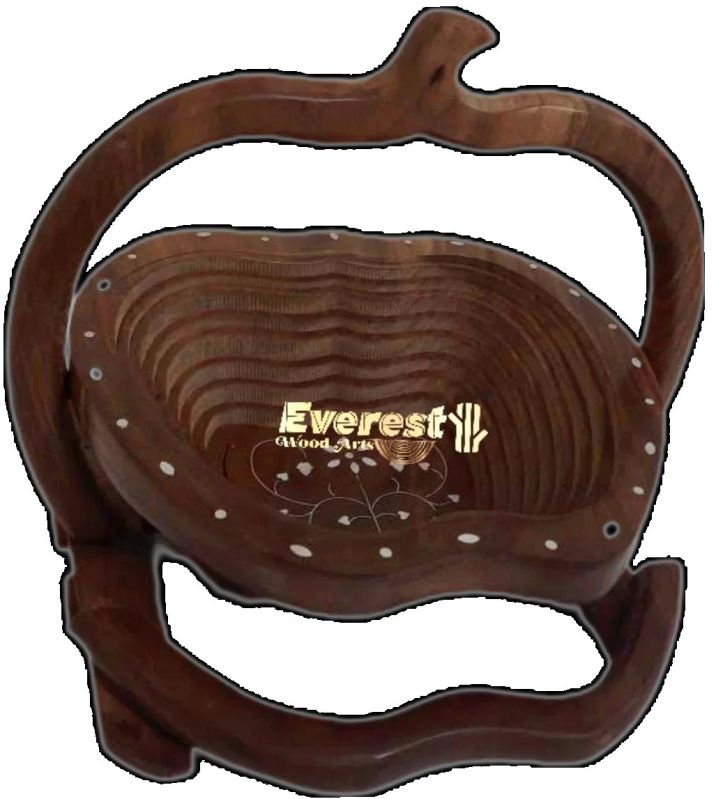 Wooden Foldable Fruit Basket